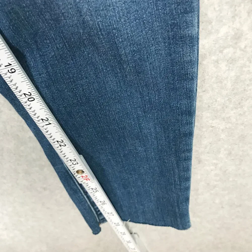 Universal Thread Jeans Women 2 Skinny Stretch Cut Off Raw Worm Faded Grunge Punk